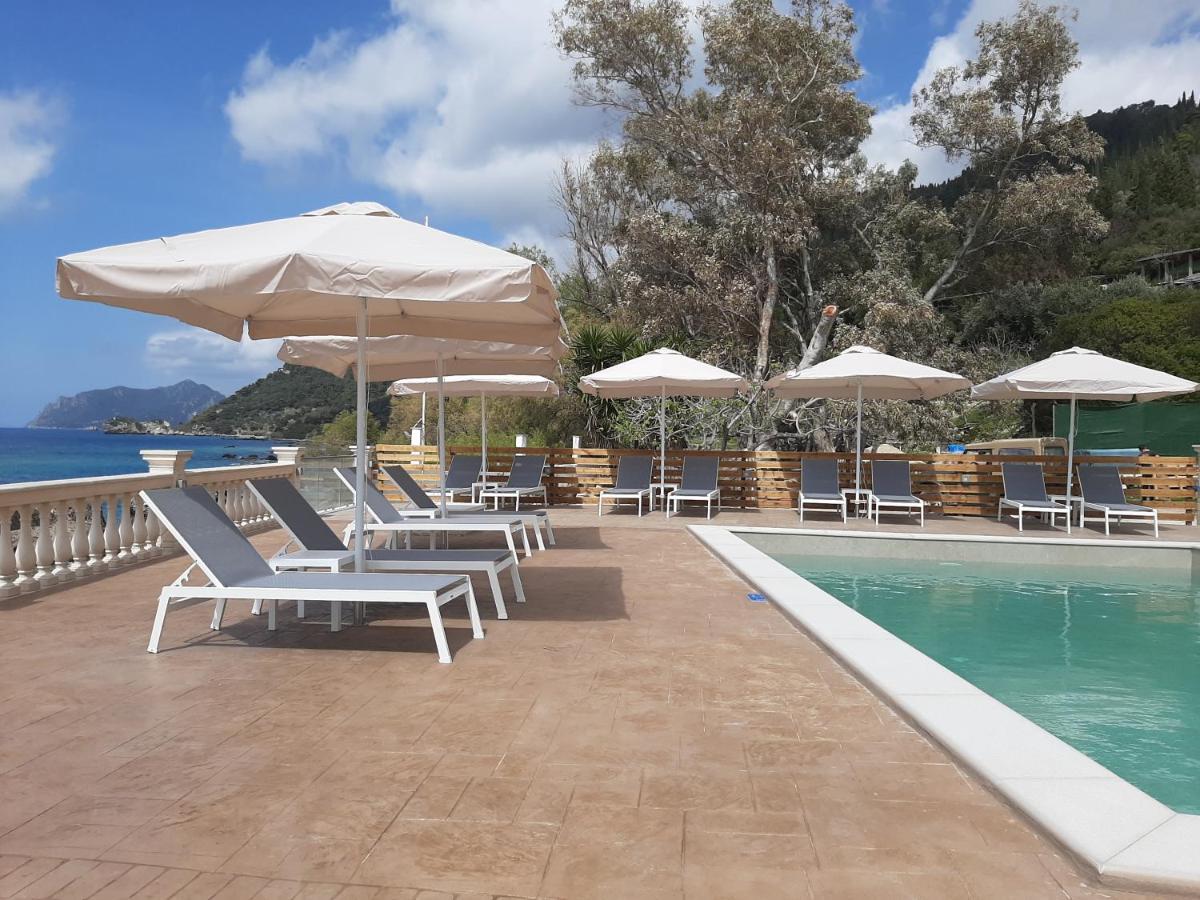 Kostas Beach Apartments Агиос-Гордиос Экстерьер фото